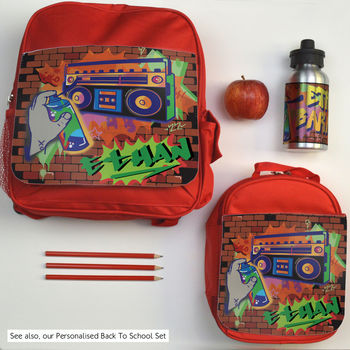 Personalised Graffiti Lunch Bag, 4 of 5
