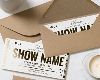 Musical Theatre Ticket Gift Surprise, 8 of 9