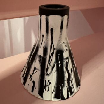 Graffiti Black And White Vase, 4 of 9