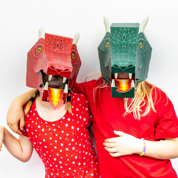 Make Your Own Fire Breathing Dragon Mask, 4 of 6