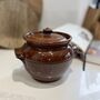 Vintage Pearson's Brown Glazed Stoneware Pot, thumbnail 8 of 9