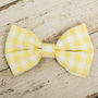 The Hampstead Yellow Dog Collar Bow Tie And Lead Set, thumbnail 5 of 6