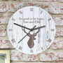 Personalised Highland Stag Clock, thumbnail 4 of 4
