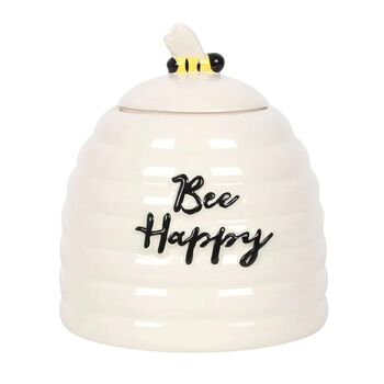 Bee Happy Ceramic Storage Jar, 3 of 3