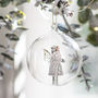 Personalised Angel Glass Bauble, thumbnail 2 of 6