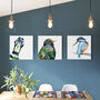 Inky Starling Canvas Gallery Print, thumbnail 7 of 10