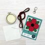 Lest We Forget Mini Matchbox Cross Stitch Kit, thumbnail 5 of 5