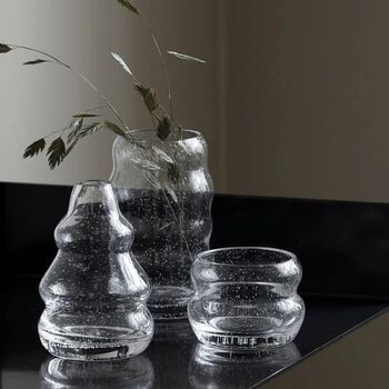 Srina Small Bubble Glass Votive, 3 of 4