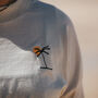 Surf And Sun Embroidered Oversized T Shirt, thumbnail 2 of 9