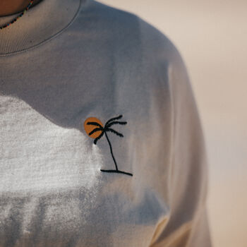 Surf And Sun Embroidered Oversized T Shirt, 2 of 9