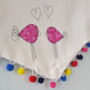'Bold, Bright, Beautiful' Embroidered Wall Hanging, thumbnail 2 of 3