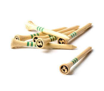 Classic 70mm Bamboo Golf Tees 30pcs Gift, 5 of 8