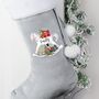 Personalised Silver Christmas Stockings Or Sacks, thumbnail 2 of 3