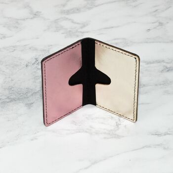 Personalised Leather Colour Block Card Holder, 6 of 7