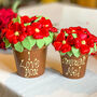 Belgian Chocolate Smash Flower Pot Red, thumbnail 3 of 8