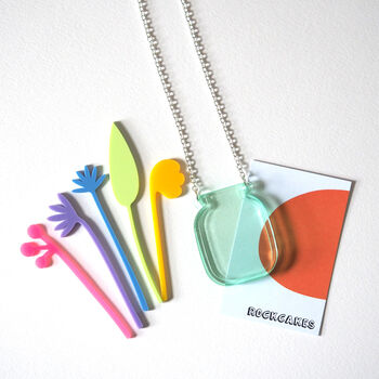 Flowers And Vase Necklace, 10 of 10