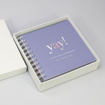 Personalised 'Yay!' Small Notebook, 2 of 11