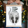 Personalised Baby Dinosaur Footprint Kit, thumbnail 1 of 8