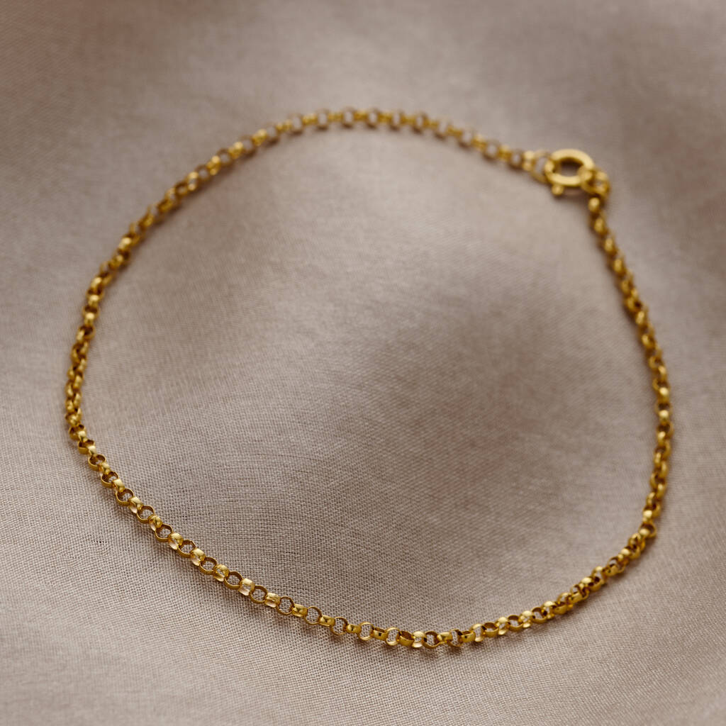 9ct Gold Belcher Bracelet, 1 of 4