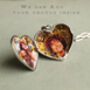 Chunky Silver Heart Locket Necklace, thumbnail 3 of 8