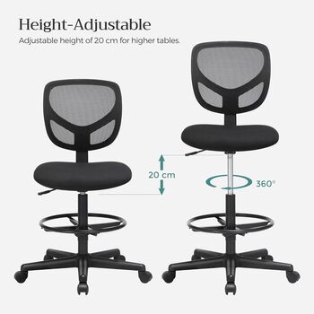 Ergonomic Drafting Chair For Standing Desks, 2 of 6