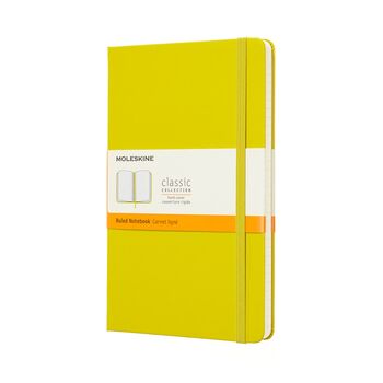 Personalised Moleskine Classic Notebook – Lemon Green Large, 2 of 8