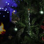 Hand Blown Frosted Glass Icicle Tree Decoration Ornament, thumbnail 2 of 8