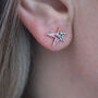 Rainbow Star Earrings, thumbnail 3 of 8
