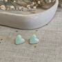 Happy Birthday Ceramic Heart Earrings, thumbnail 5 of 8