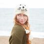Seal Hand Knitted Woollen Animal Hat, thumbnail 2 of 6