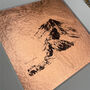 'Lake District Mountains' Copper Leaf Silkscreen Print, thumbnail 10 of 12