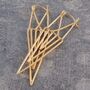 Aztec Geometric Sterling Silver Drop Earrings, thumbnail 3 of 5