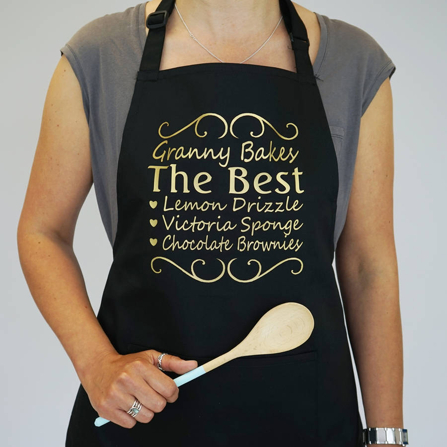 Personalised Gold Limited Edition You're The Best Apron By Sparks And ...