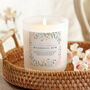 Mother's Day Gift For Mum Floral Personalised Candle, thumbnail 1 of 10