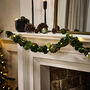 Winter Botanicals Christmas Garland, thumbnail 1 of 6