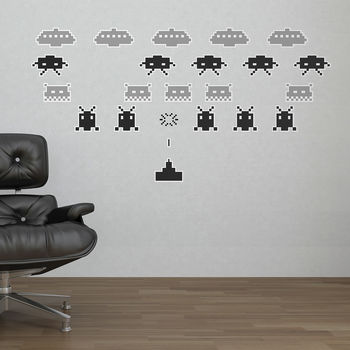 Space Invaders Wall Stickers, 3 of 9
