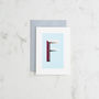 Pack Of Five X Blank Monogram Card Sets, thumbnail 7 of 12