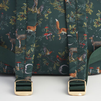 Into The Woods Green Buckle Medium Backpack, 8 of 8