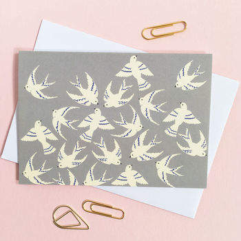 Multi Set Of Eight Bird Print Thank You Cards, 8 of 11