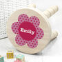 Personalised Kid’s Flower Wooden Stool, thumbnail 1 of 5