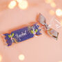 Personalised Navy Christmas Cracker Biscuit, thumbnail 2 of 4