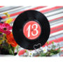 Vinyl Record Wedding Table Numbers / Names, thumbnail 1 of 12