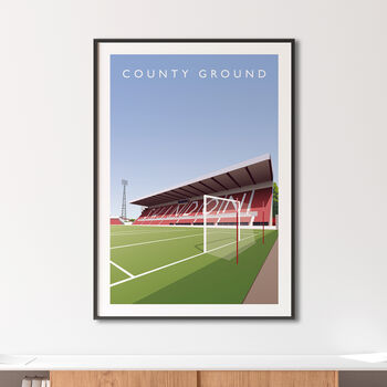 Swindon Town County Ground Poster, 3 of 8