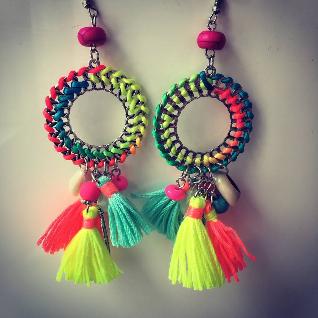 Festival Earrings Summer Earrings By Amara Amara 