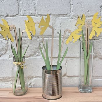 Wooden Sunny Daffodils, 2 of 5