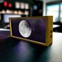 Wooden Light Box Night Light Moon, thumbnail 2 of 5