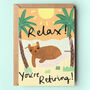 Retiring Bear Card, thumbnail 1 of 2
