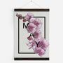 Personalised Orchid Botanical Flower Print, thumbnail 6 of 8