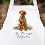 Personalised Vizsla In Christmas Lights, thumbnail 8 of 9