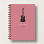 Personalised Guitar Music Lover's Journal Or Notebook, thumbnail 6 of 10